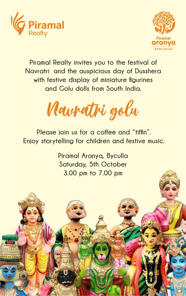 Piramal Realty invites you to 'Navratri Golu' at Piramal Aranya
